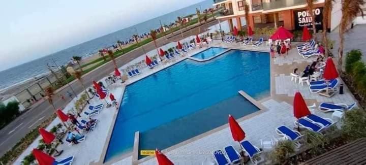 شاليه فندقي أرضي بحديقه خاصه في منتجع بورتوسعيد 'Ezbet Shalabi el-Rudi 외부 사진